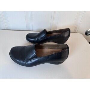 Dansko Farah Women's Loafers Black Leather Size 37